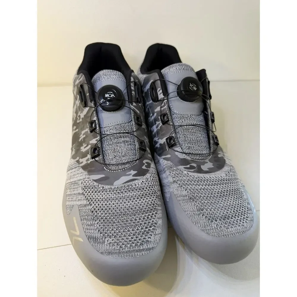 WOFADA YOW Camo Grey Unisex Cycling Sport Shoes Size (EUR) 47 Biking Never Used!